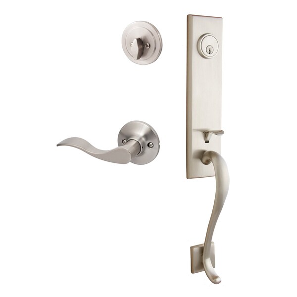 Sure-Loc Hardware Sure-Loc Hardware Solitude Handleset, Snowbird Handleset Trim, Satin Nickel, Left Hand SL507-SB-LH 15 - main